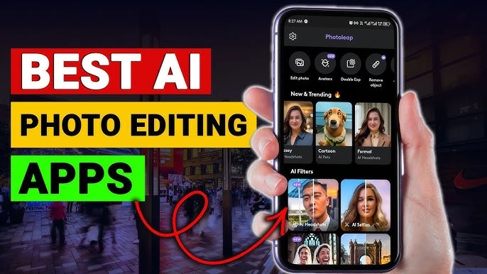 AI photo editing